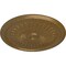 Ekena Millwork Juniper Ceiling Medallion (Fits Canopies up to 7"), Hand-Painted Pale Gold, 36"OD x 1 1/2"P CM36JUPAS - alternate 2